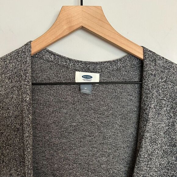 Old Navy Long-Line Open-Front Sweater - Grey - Picture 3 of 7
